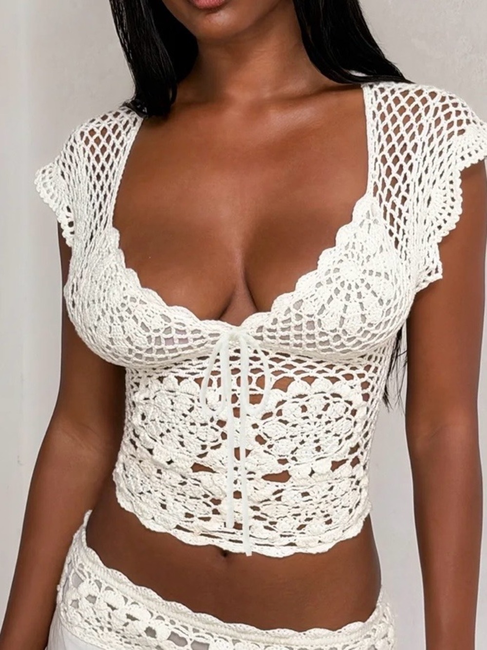 Tiger Mist Sasha Crochet Top